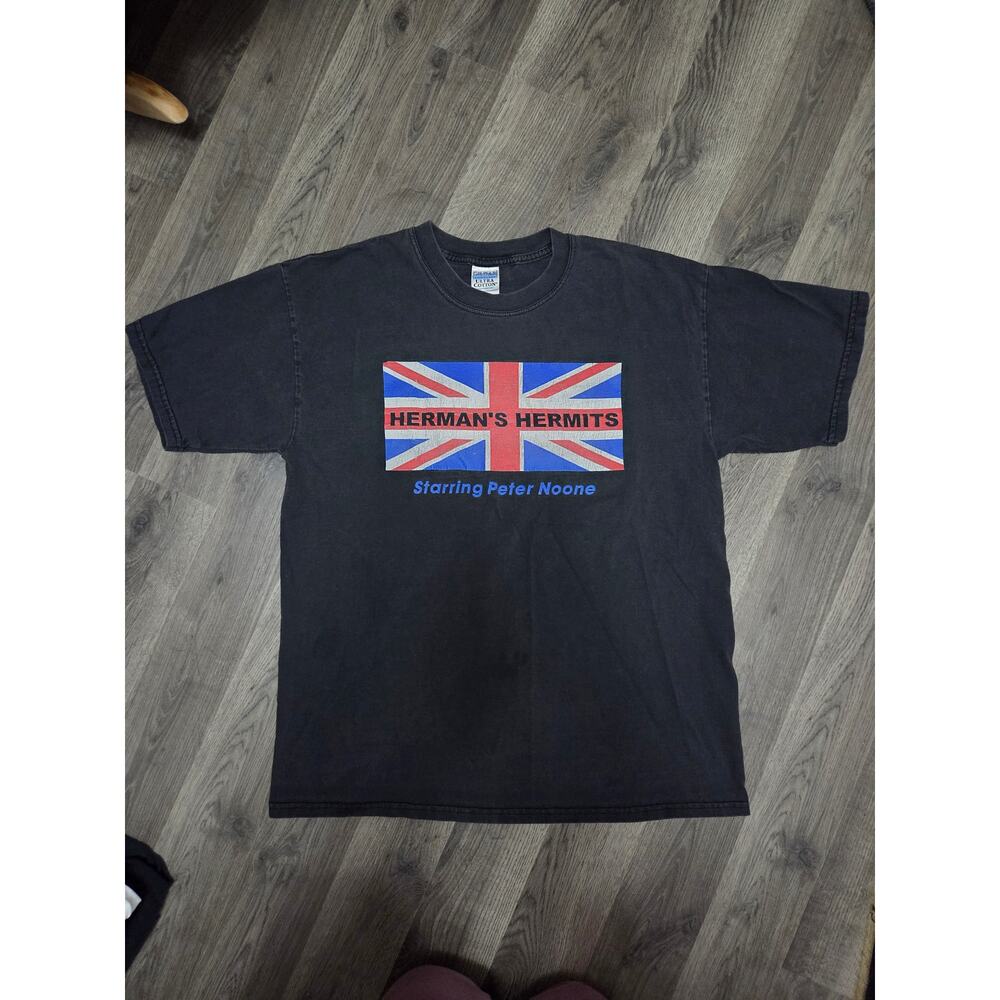 Herman's Hermits Starring Peter Noone Vintage 2002 Tour Large T-Shirt